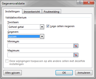 Excel tips: Inputbewerking met gegevensvalidatie
